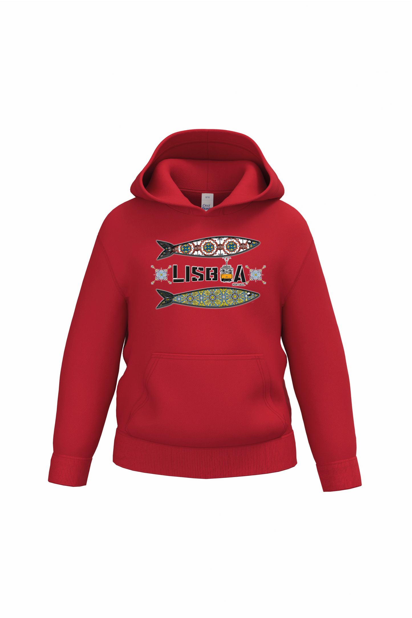 Sweatshirt com capuz Ideal Kids 2 Sardinhas Lisboa