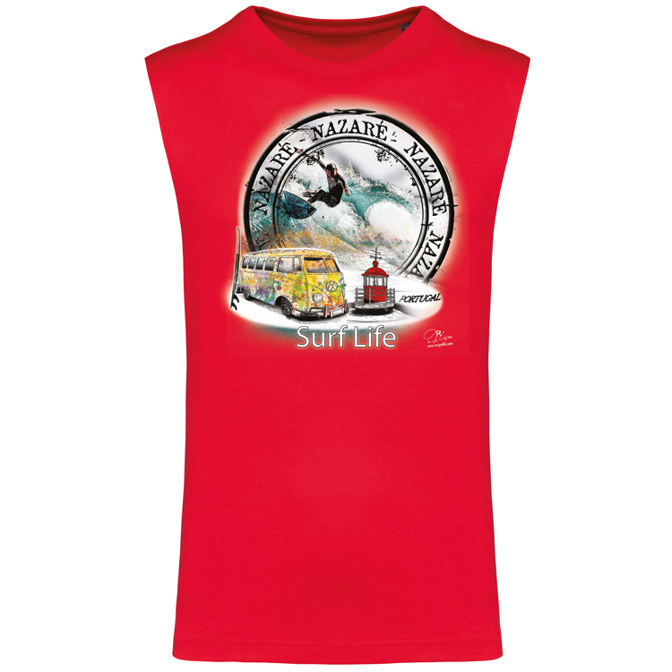 T-shirt Alças Surf Life Nazaré