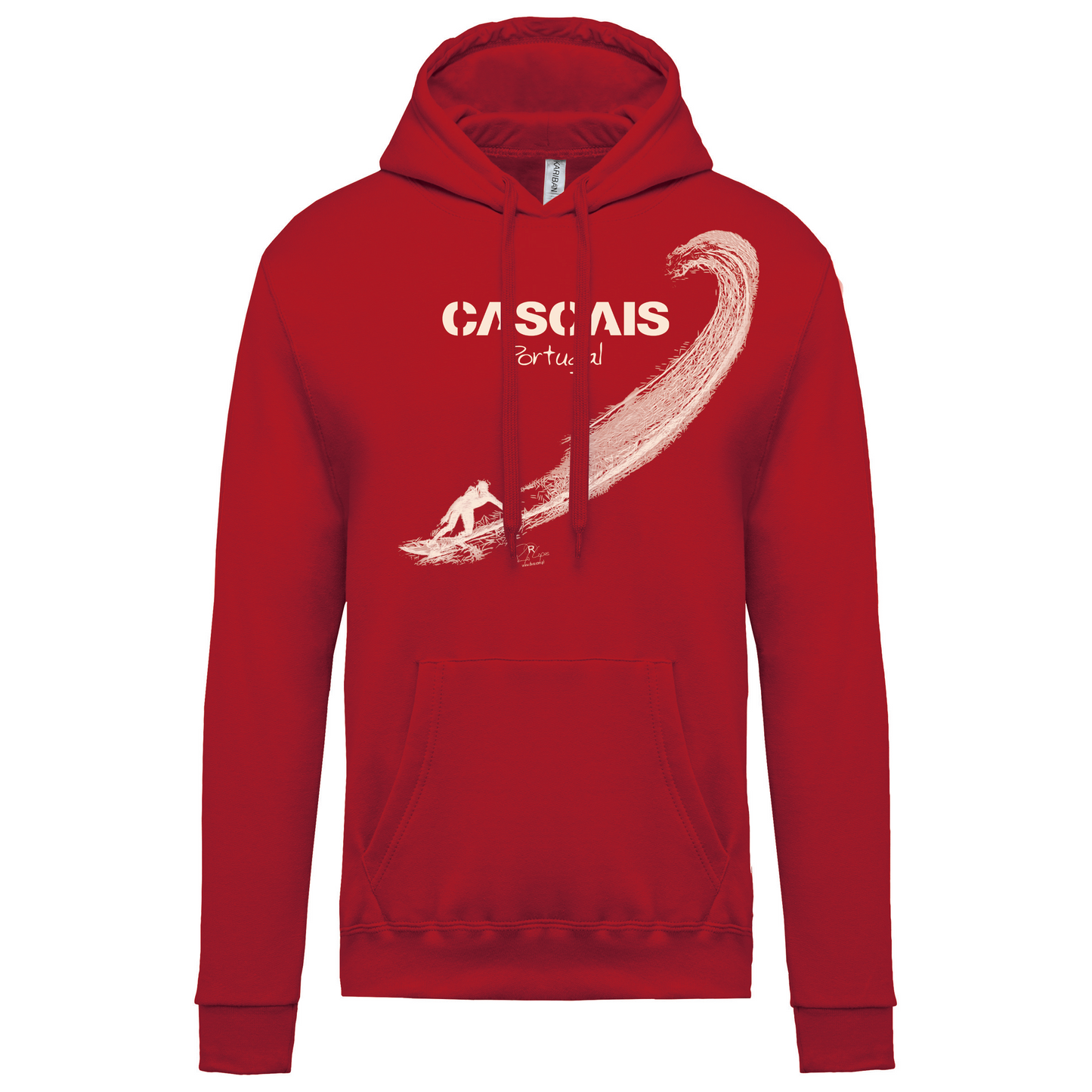 Sweatshirt Kariban com Capuz Surf Cascais