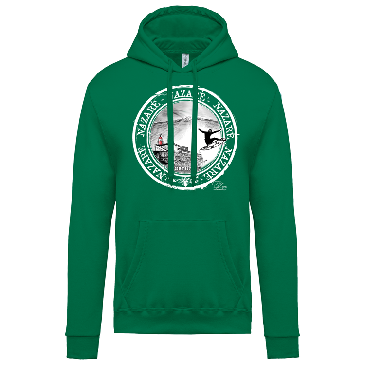 Sweatshirt Kariban com Capuz Selo Nazaré