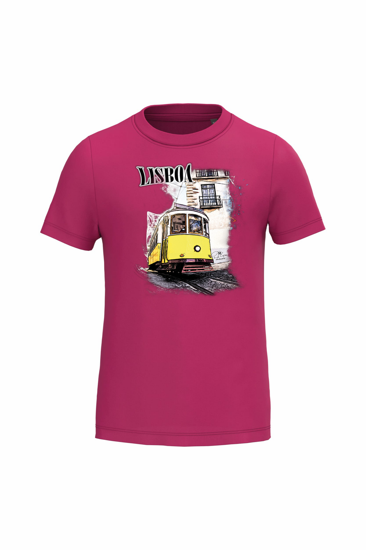 T-shirt de Criança Kariban Crazy Tram
