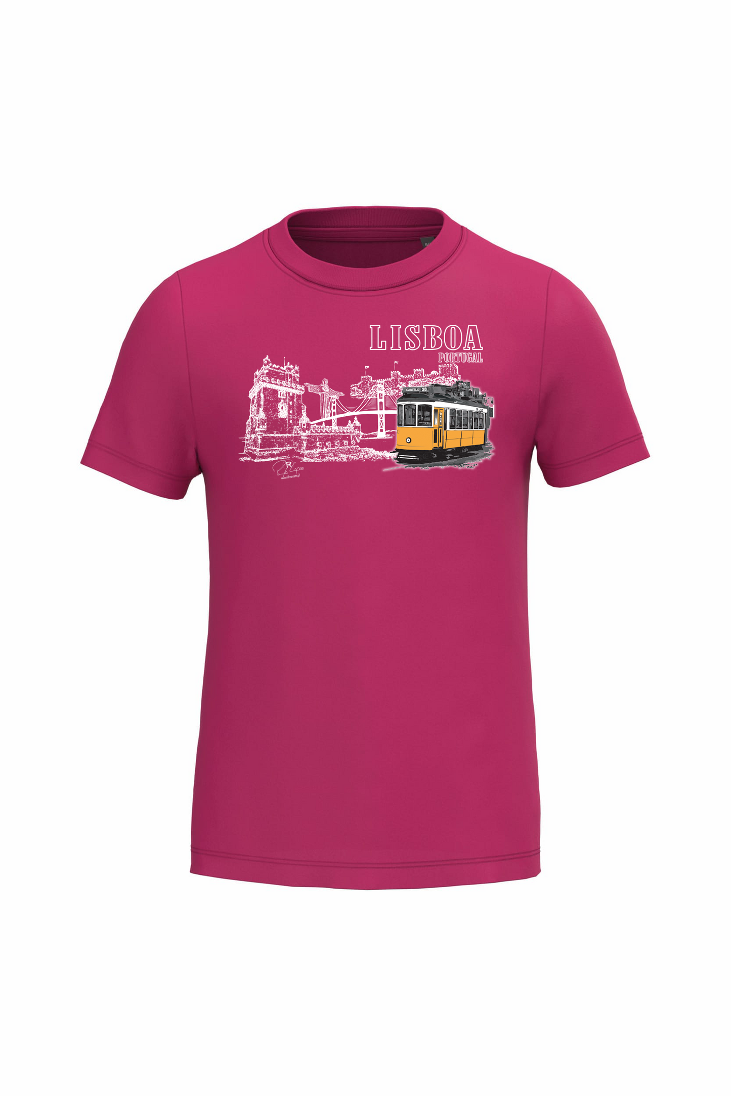 T-shirt de Criança Kariban Monumentos Lisboa
