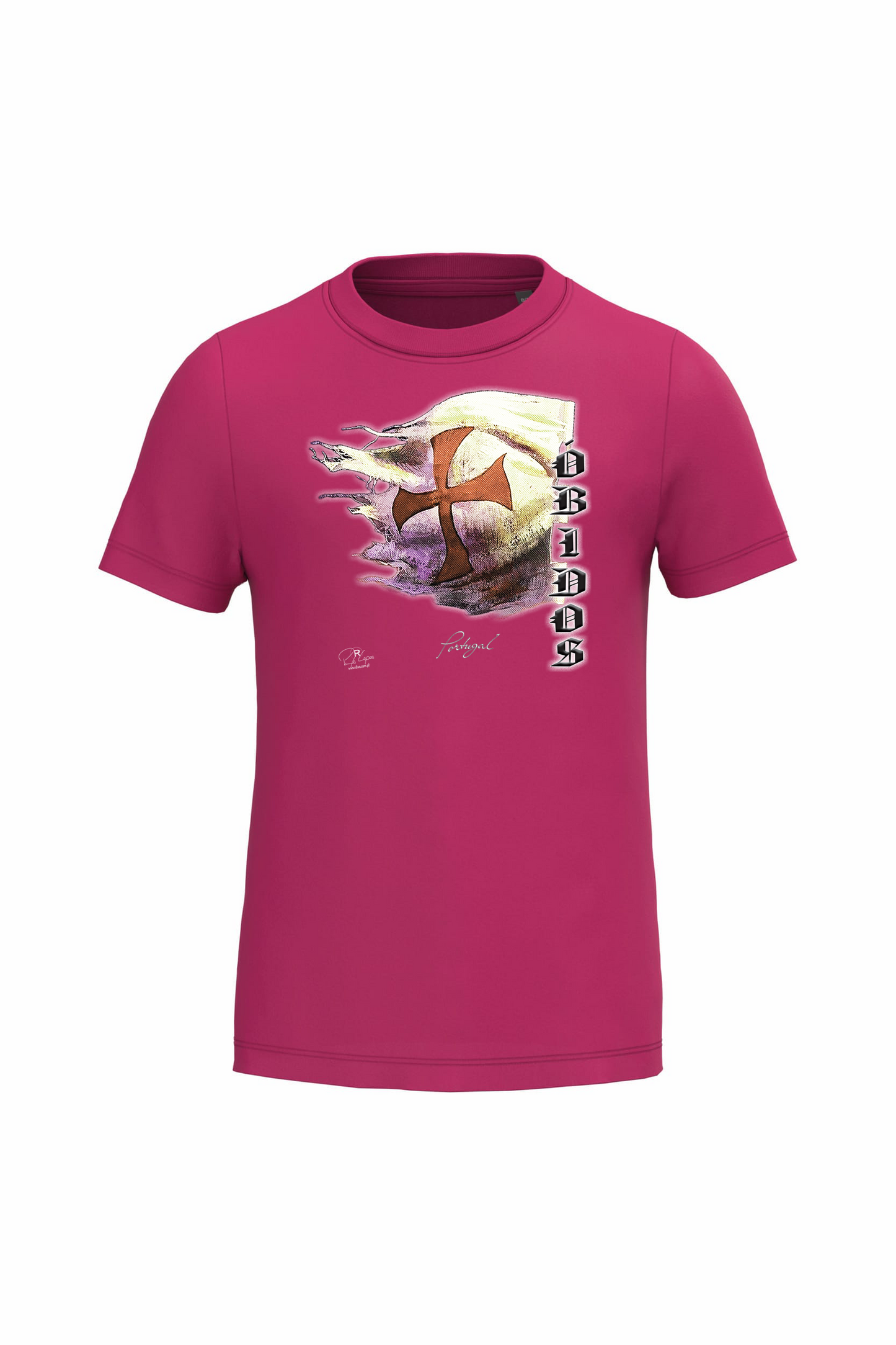 T-shirt de Criança Kariban  Bandeira Templários