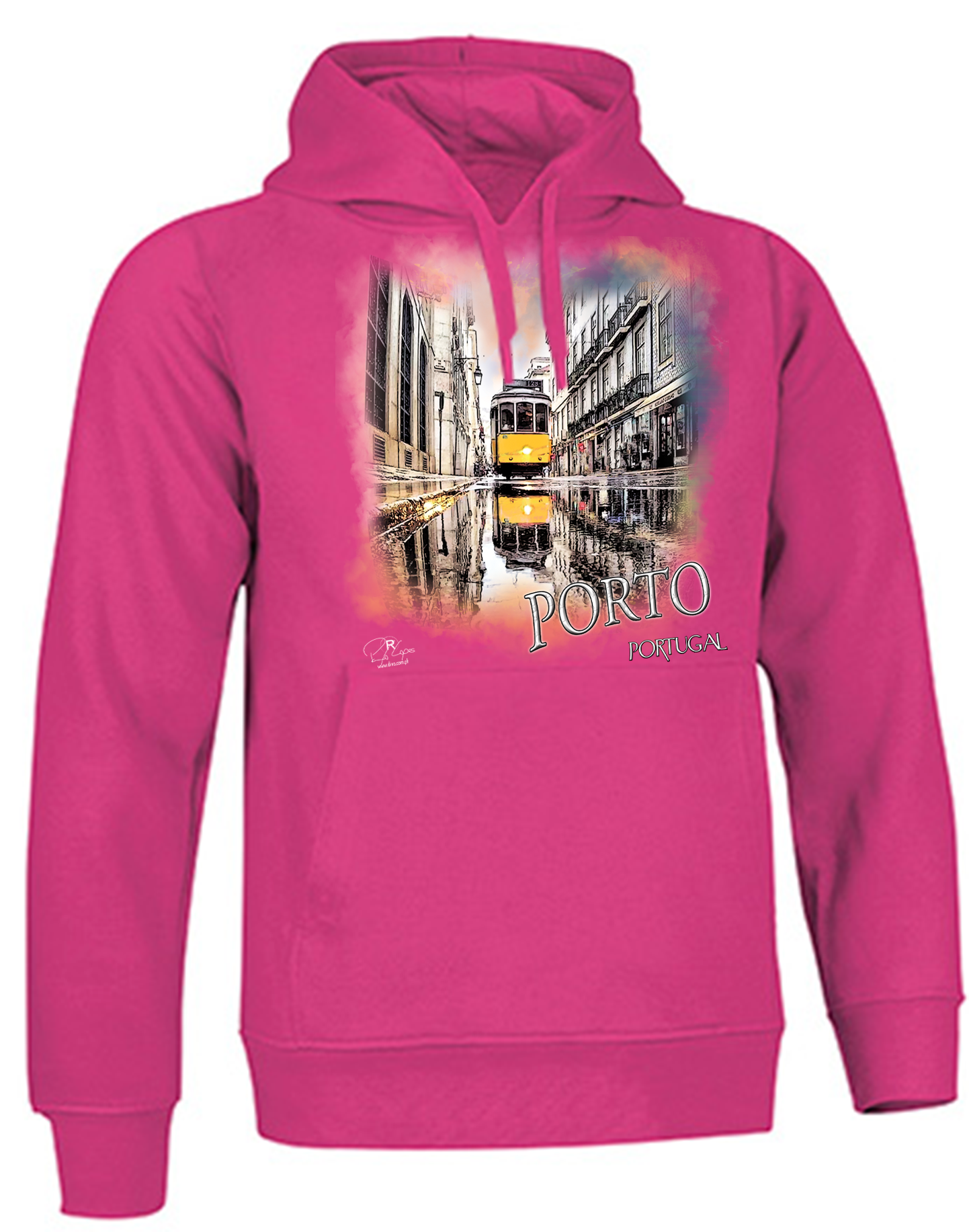 Sweatshirt Valento com Capuz, Espelho Lp