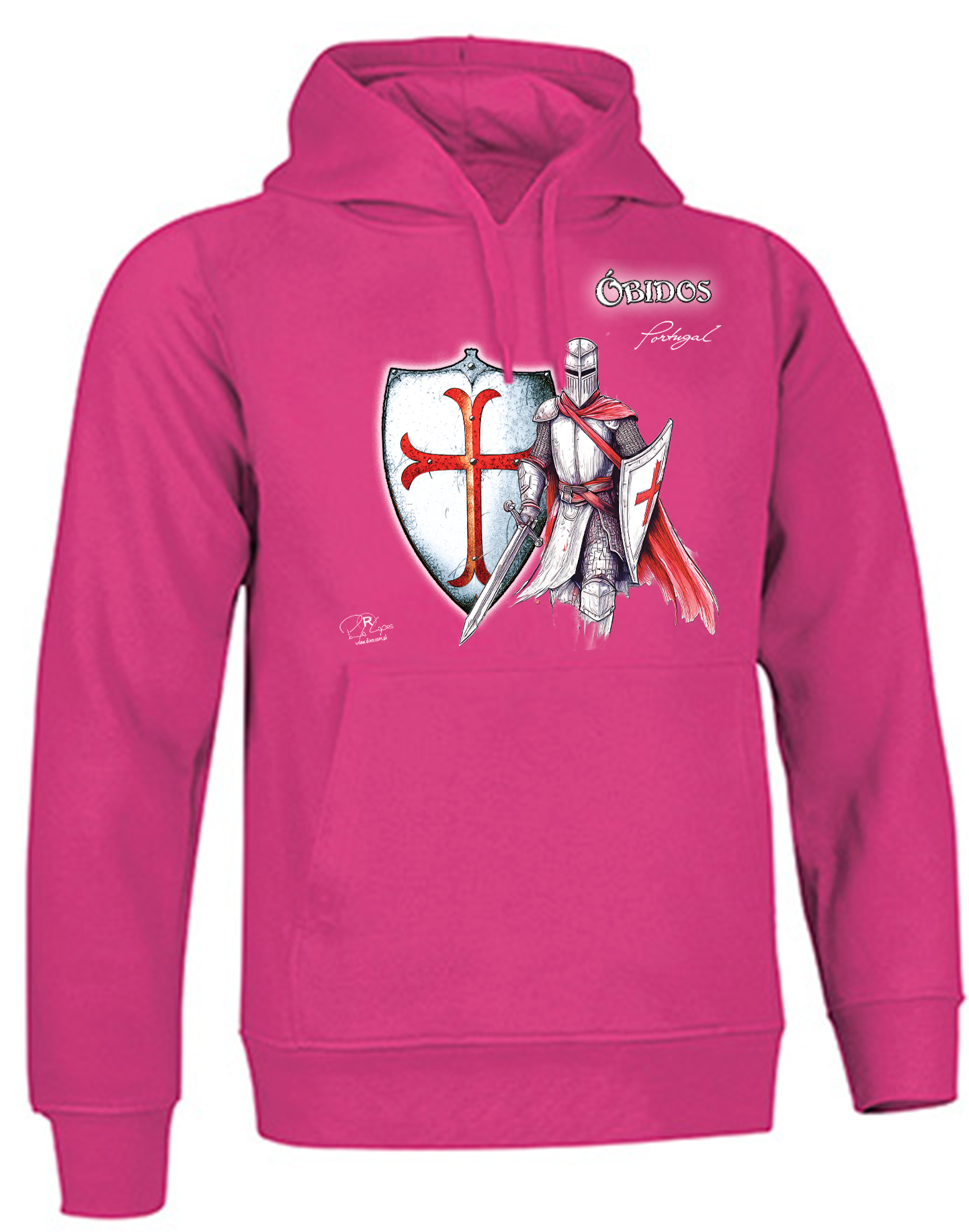 Sweatshirt Valento com Capuz, Templário Óbidos