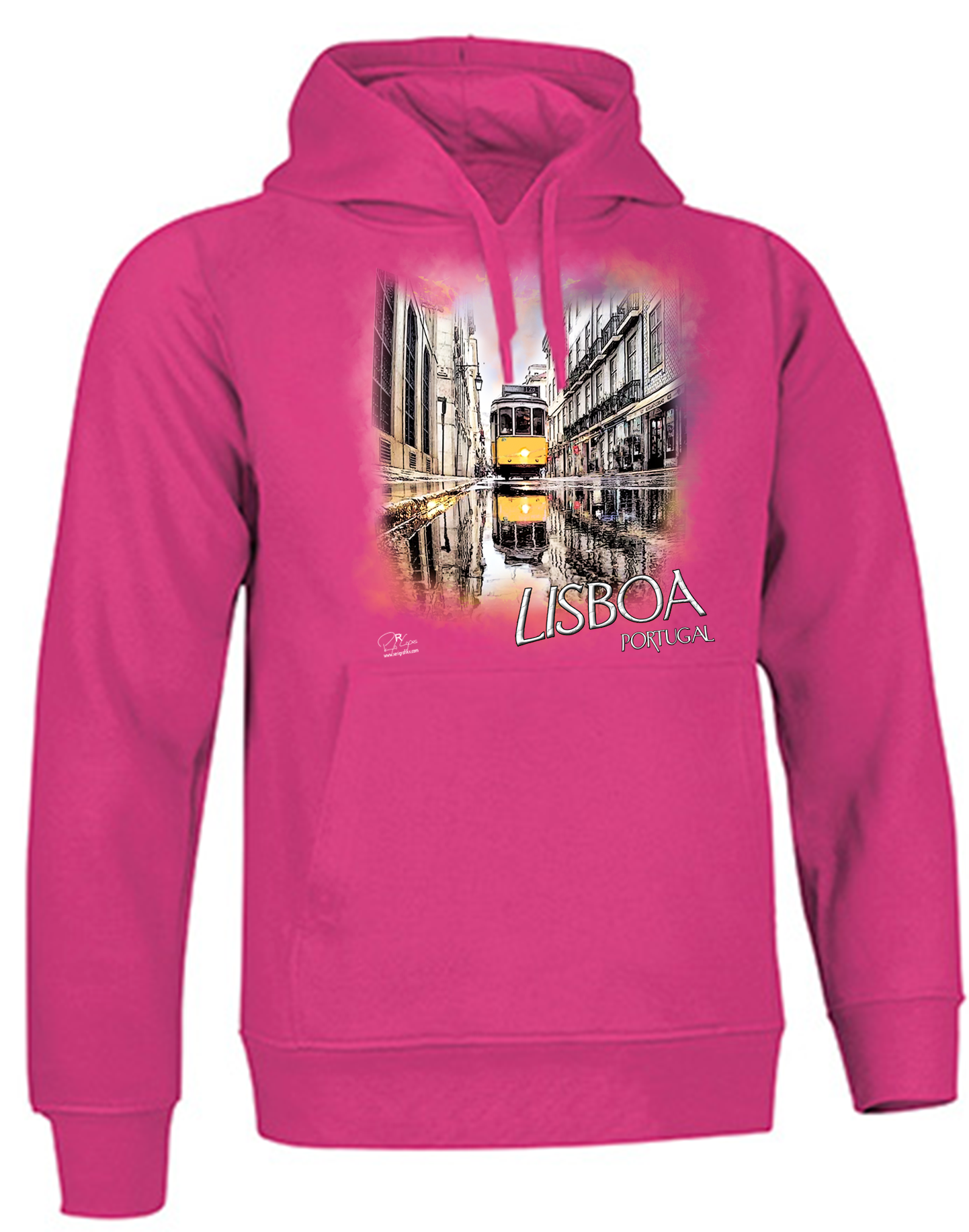 Sweatshirt Valento com Capuz, Espelho Lisboa
