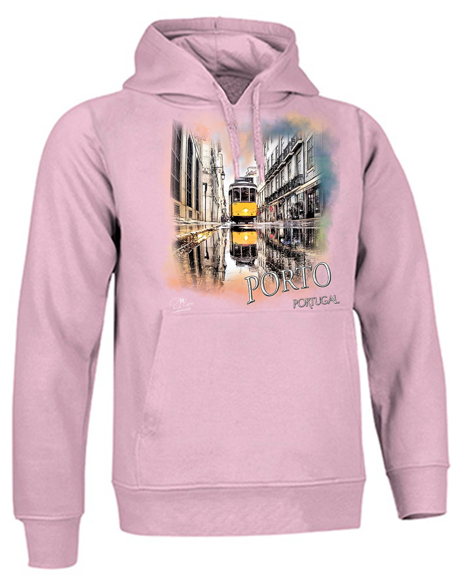 Sweatshirt Valento com Capuz, Espelho Lp