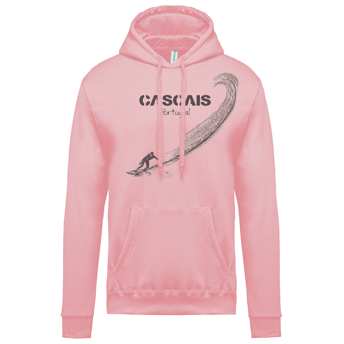 Sweatshirt Kariban com Capuz Surf Cascais