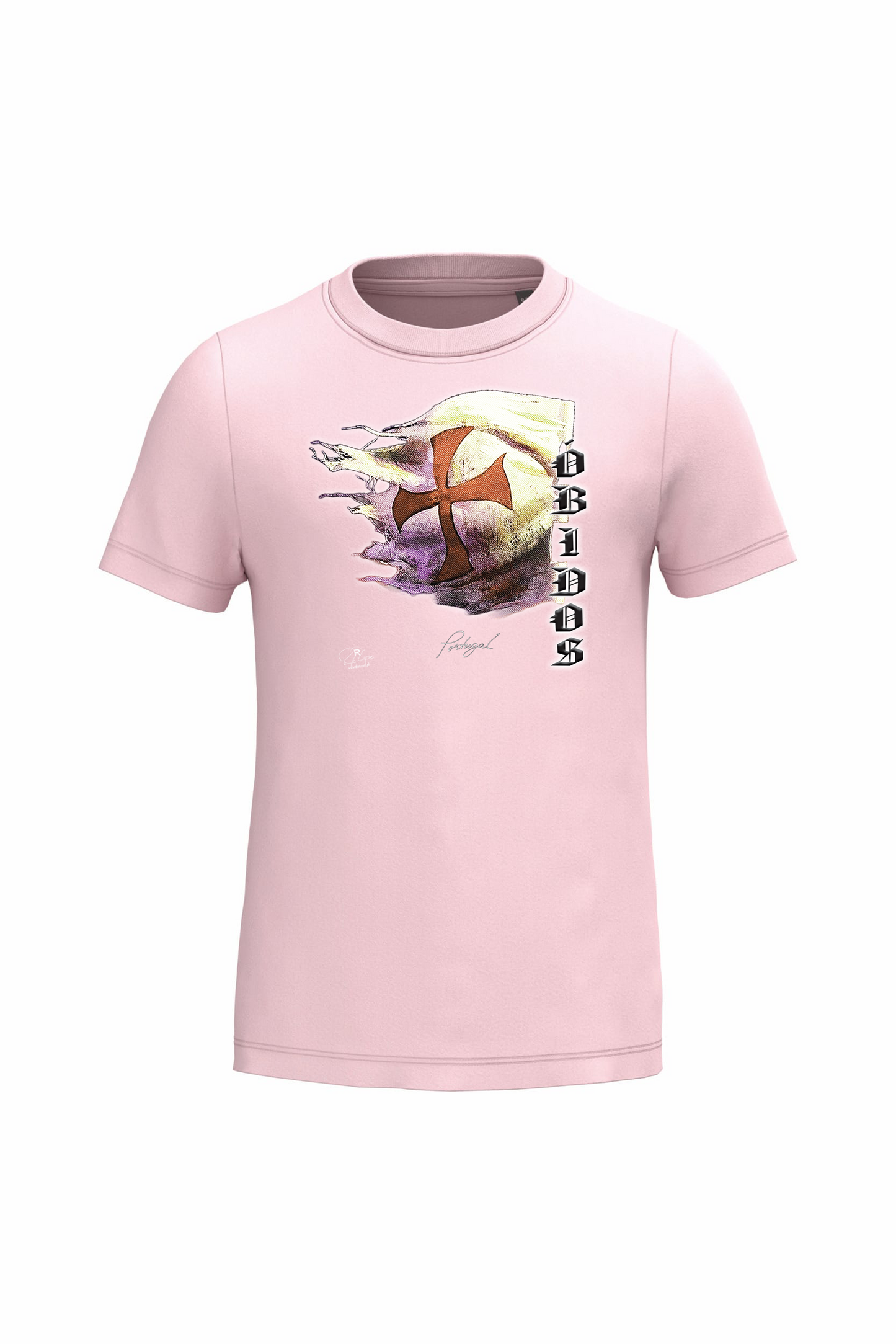 T-shirt de Criança Kariban  Bandeira Templários