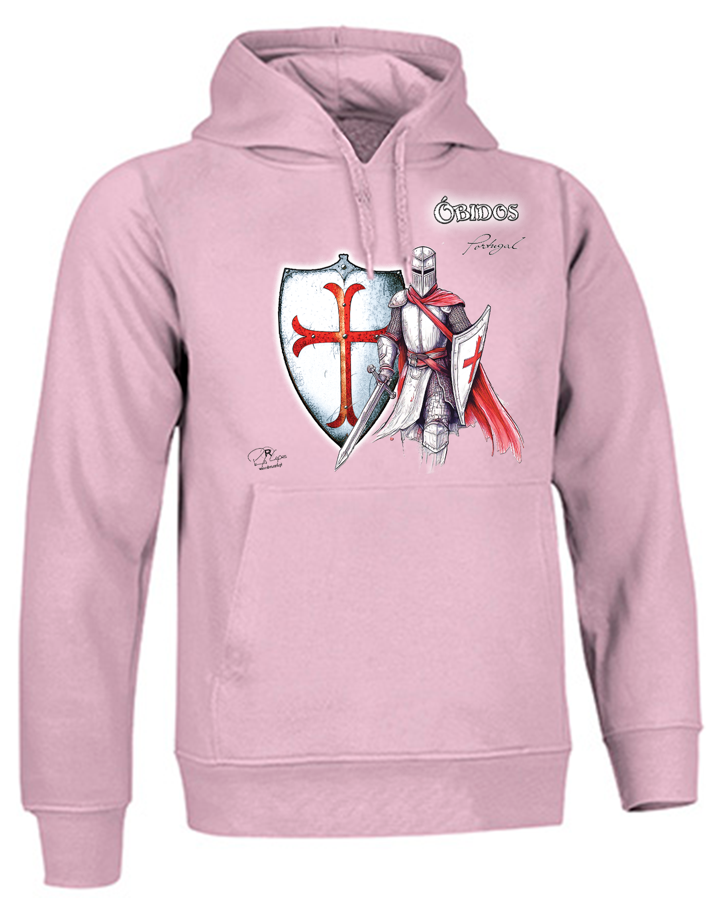 Sweatshirt Valento com Capuz, Templário Óbidos