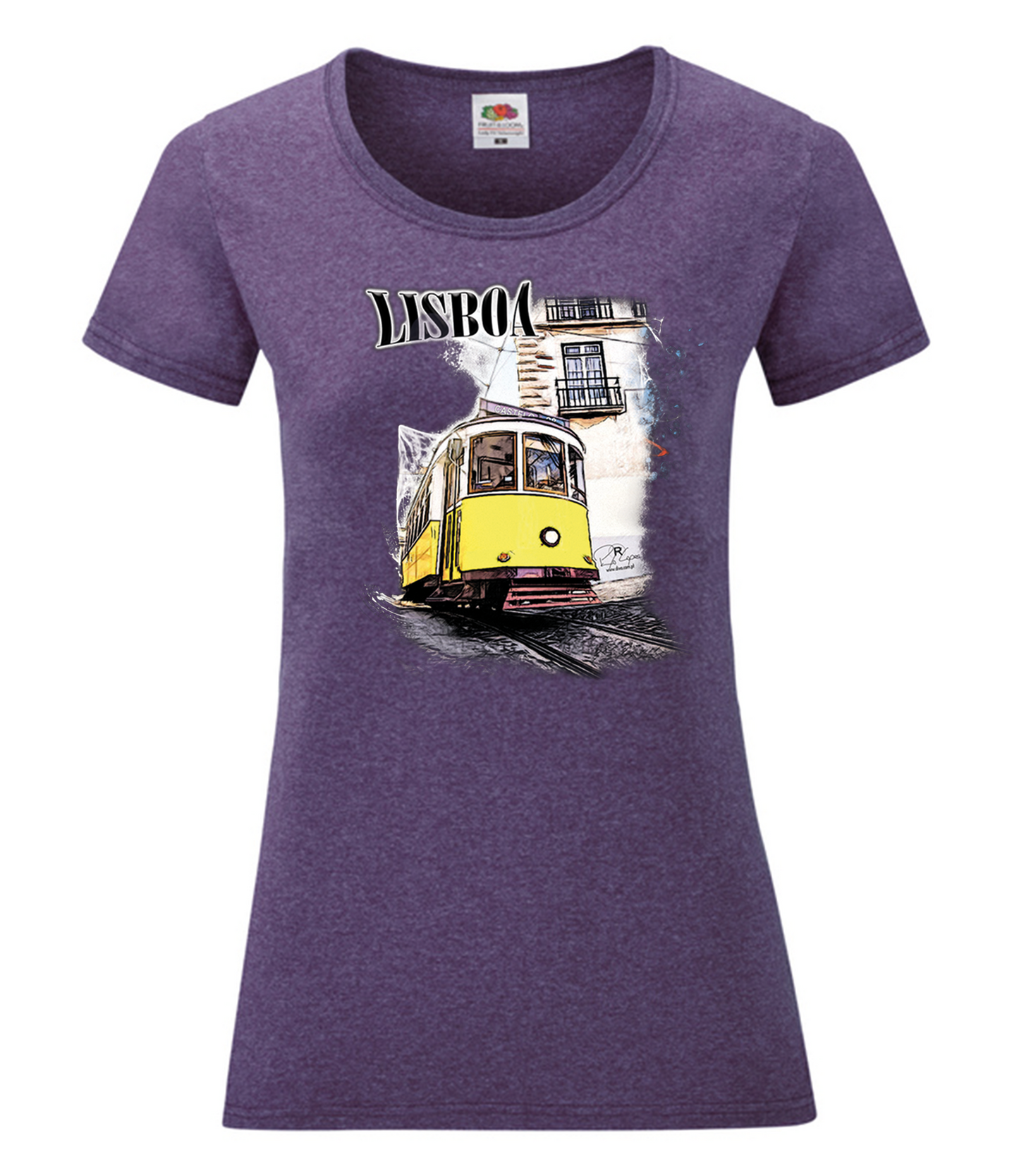 T-shirt Senhora Crazy Tram