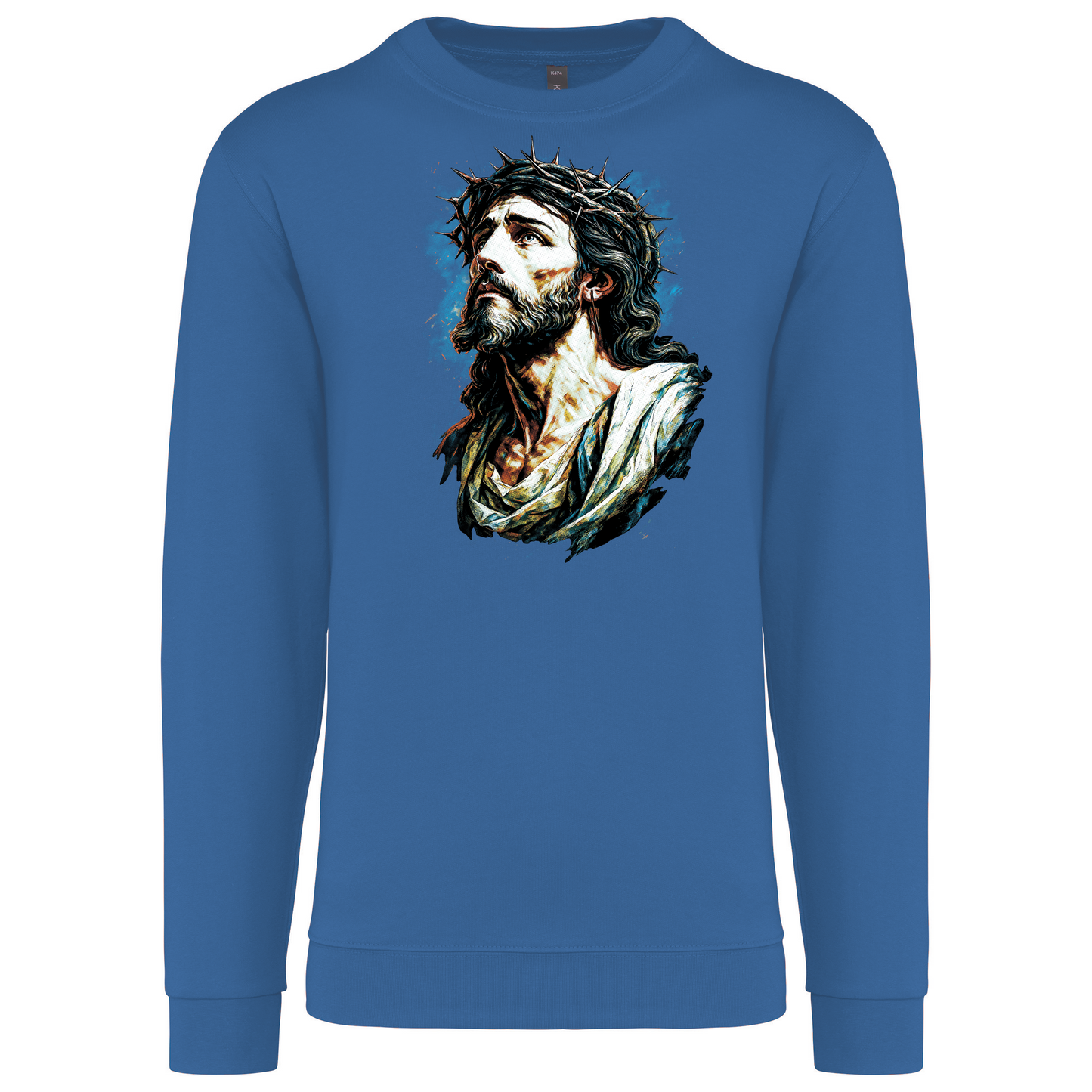 Sweatshirt Kariban sem Capuz Jesus Cristo