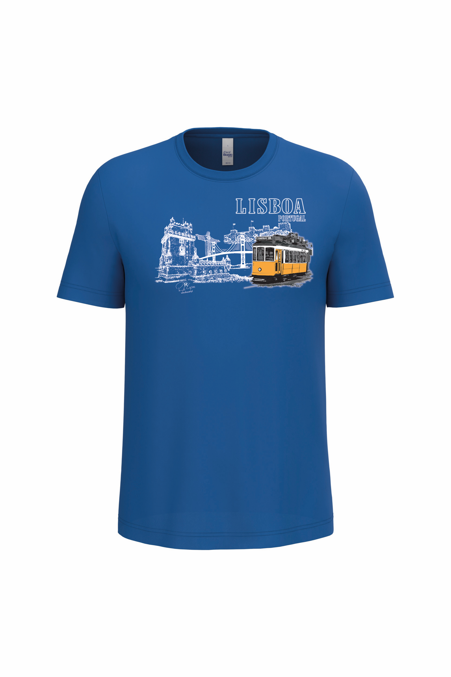 T-Shirt Algodão Ideal Monumentos Lisboa