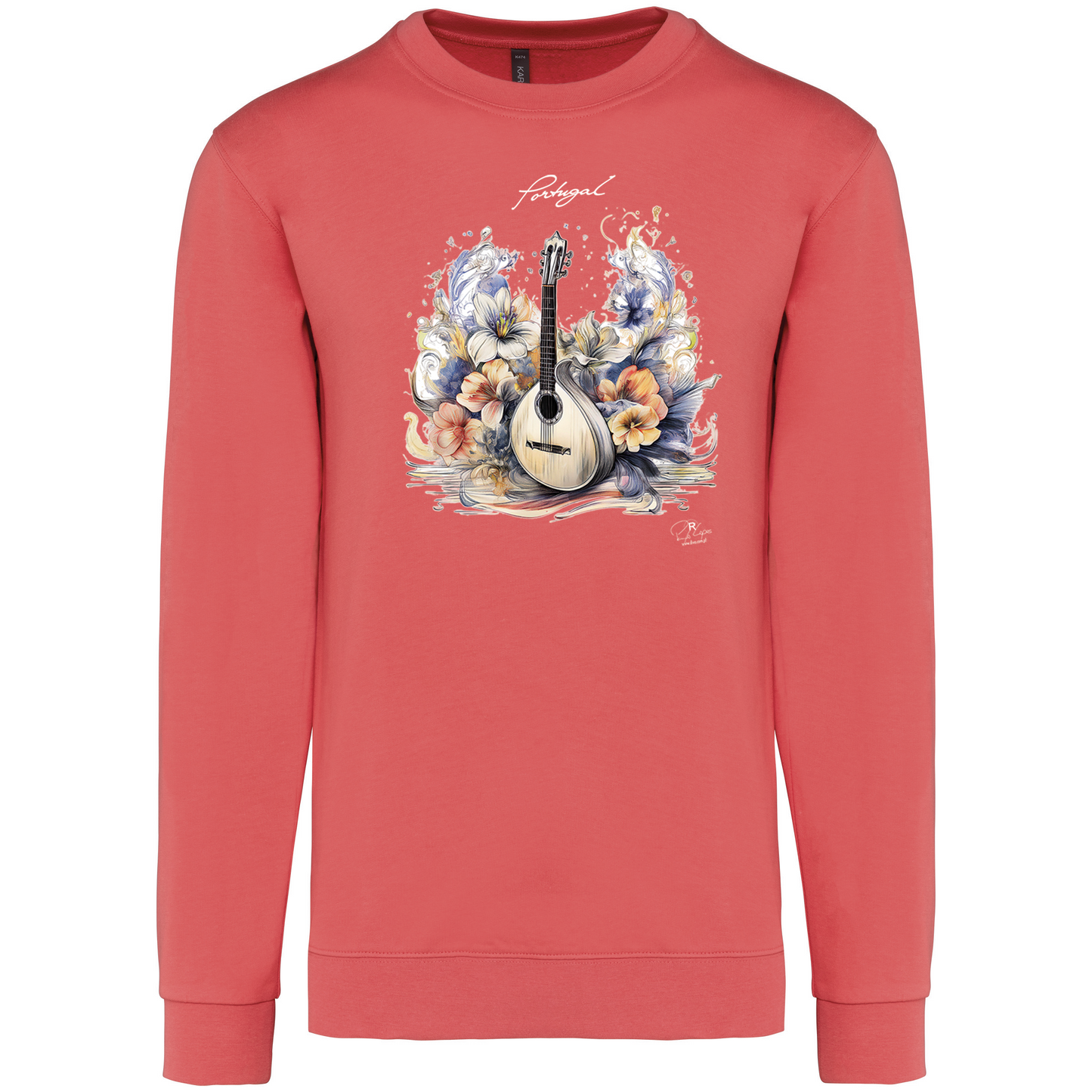 Sweatshirt Kariban sem Capuz Guitarra Portuguesa