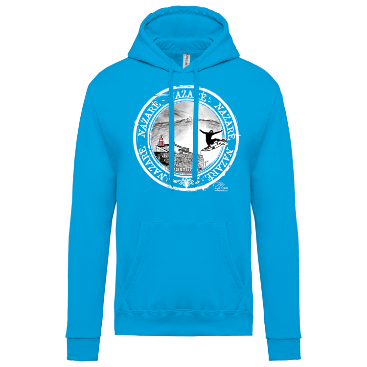 Sweatshirt Kariban com Capuz Selo Nazaré