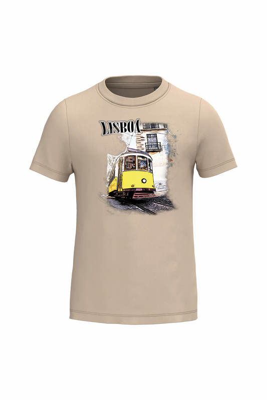 T-shirt de Criança Kariban Crazy Tram