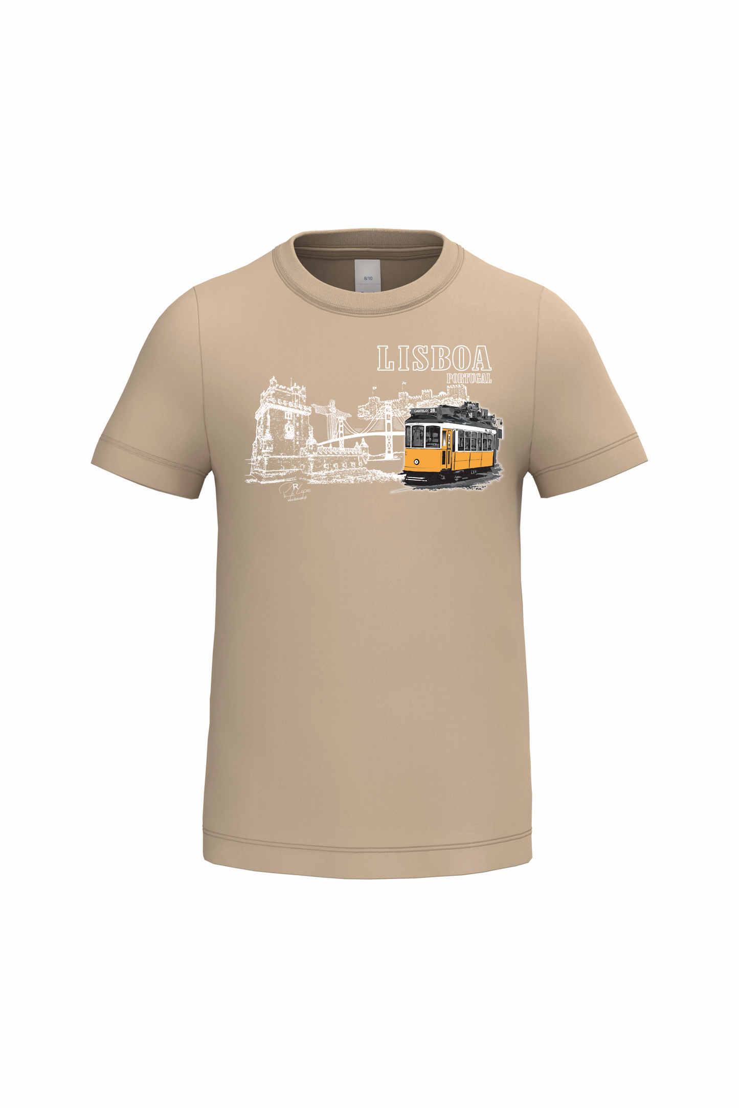 T-shirt Ideal Kids Monumentos Lisboa