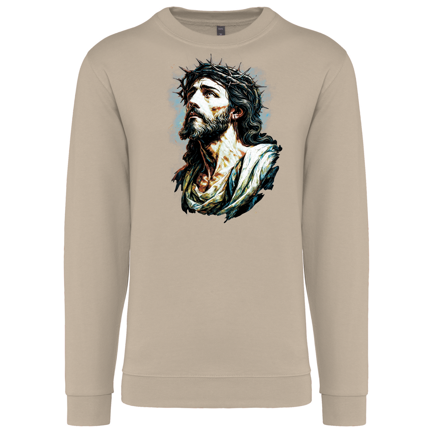 Sweatshirt Kariban sem Capuz Jesus Cristo