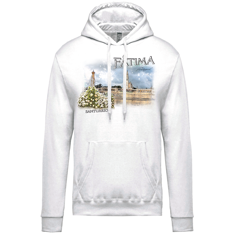 Sweatshirt Kariban com Capuz Santuário de Fátima