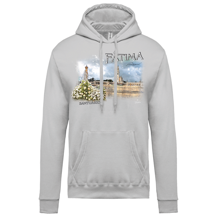 Sweatshirt Kariban com Capuz Santuário de Fátima