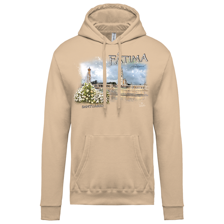 Sweatshirt Kariban com Capuz Santuário de Fátima