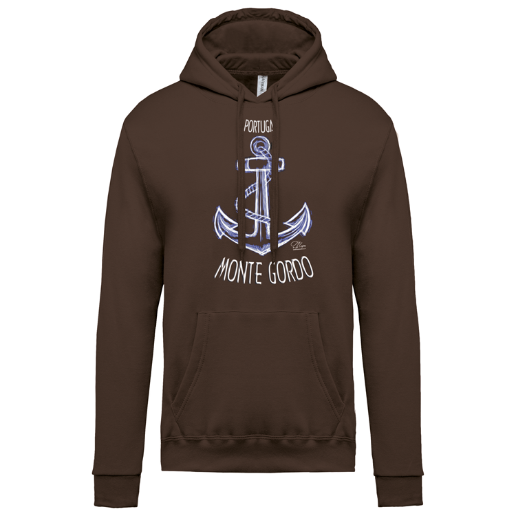 Sweatshirt Kariban com Capuz Âncora Monte Gordo