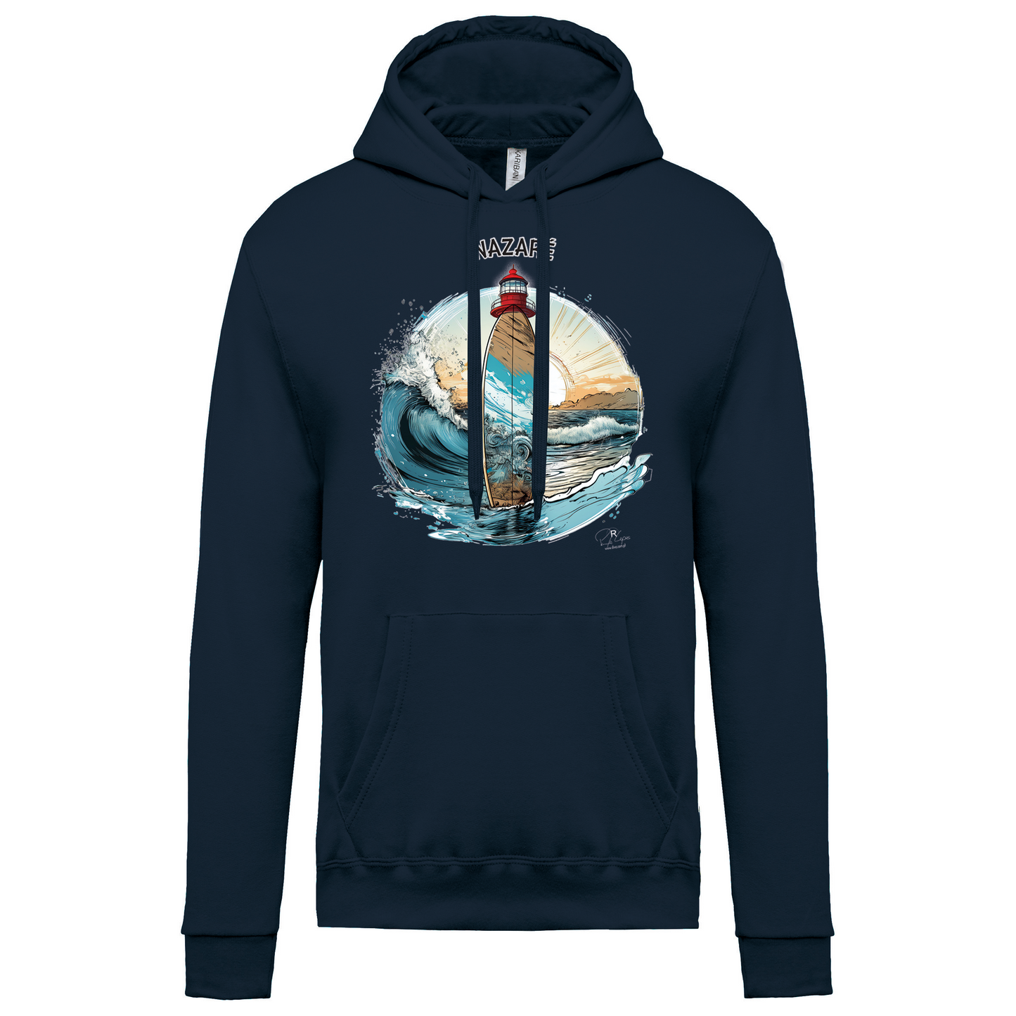 Sweatshirt Kariban com Capuz Sol Nazaré