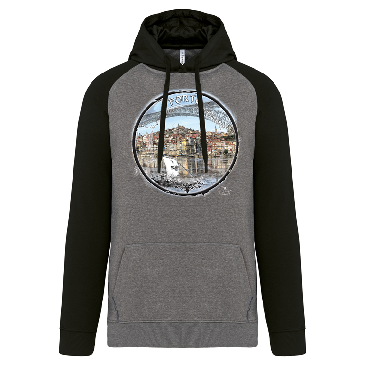 Sweatshirt com capuz Selo Ribeira