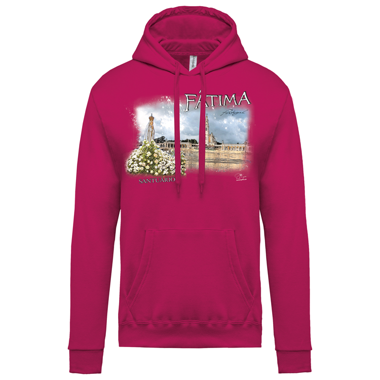 Sweatshirt Kariban com Capuz Santuário de Fátima