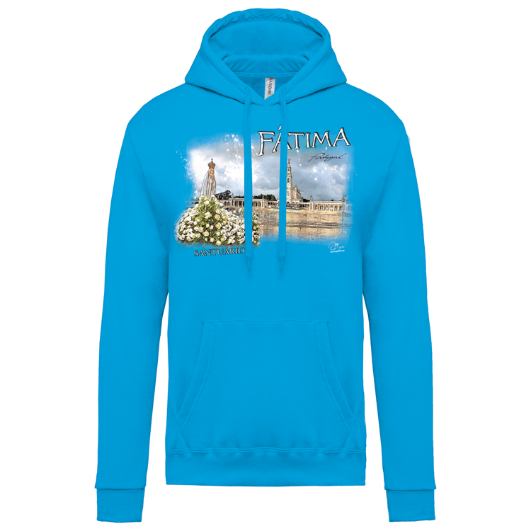 Sweatshirt Kariban com Capuz Santuário de Fátima