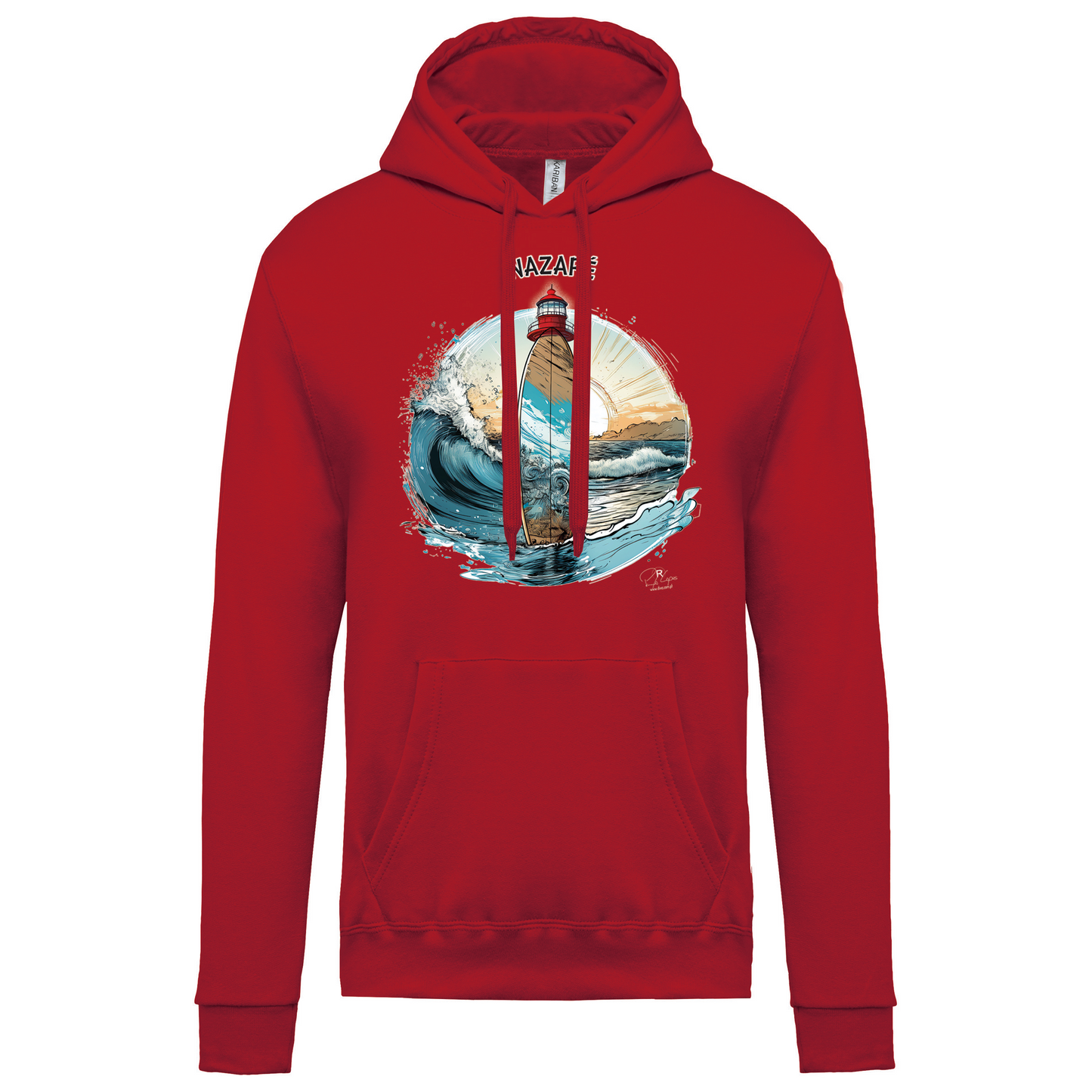 Sweatshirt Kariban com Capuz Sol Nazaré