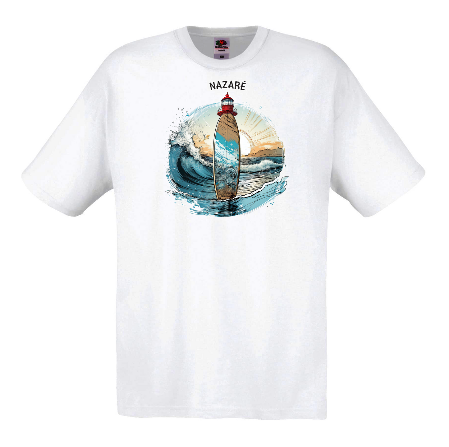 T-shirt Fruit of the Loom, Original 145g, Sol Nazaré