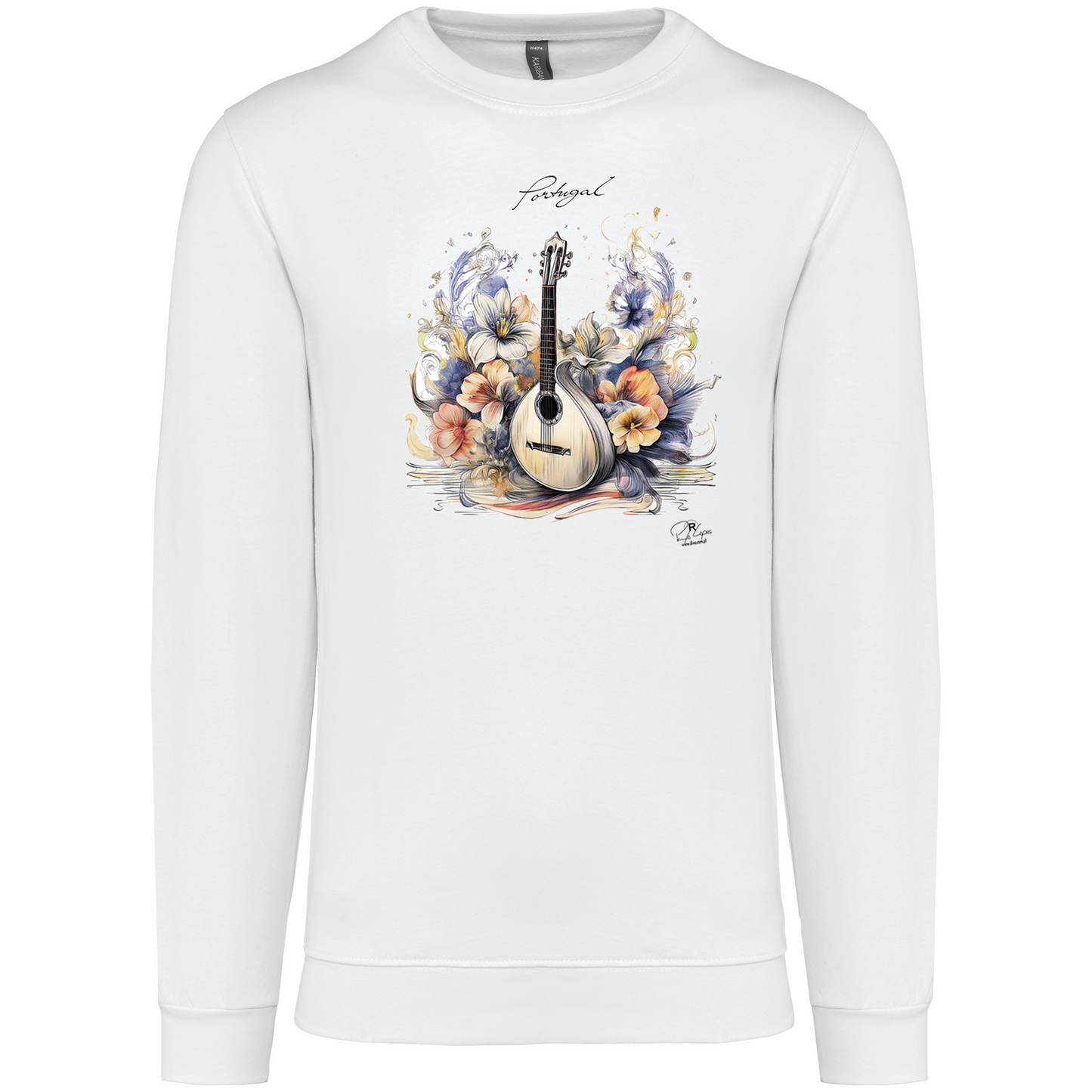 Sweatshirt Kariban sem Capuz Guitarra Portuguesa