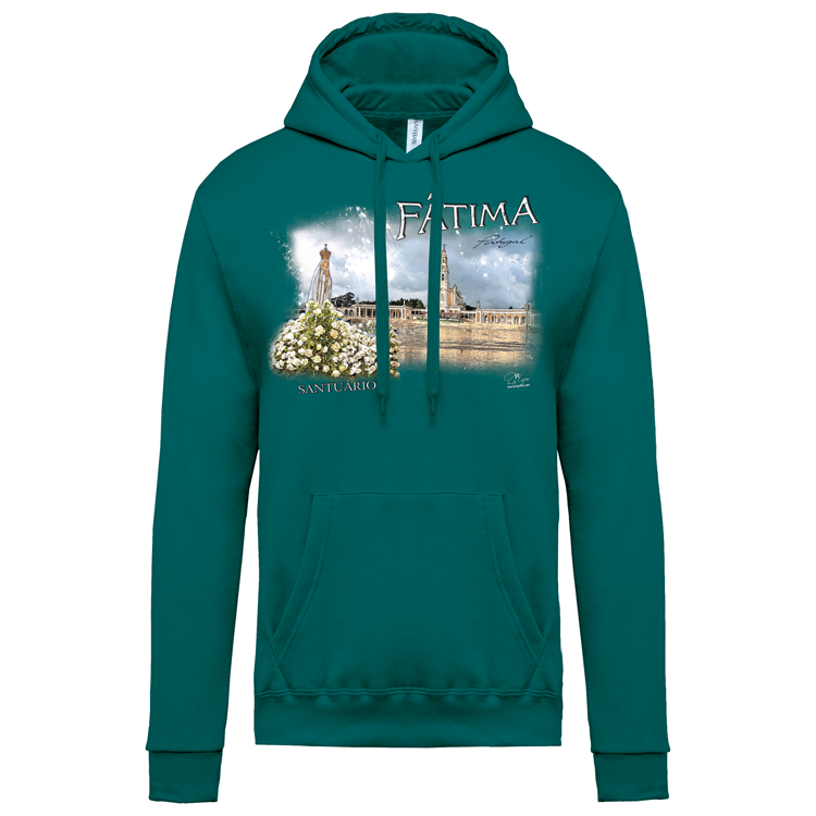Sweatshirt Kariban com Capuz Santuário de Fátima