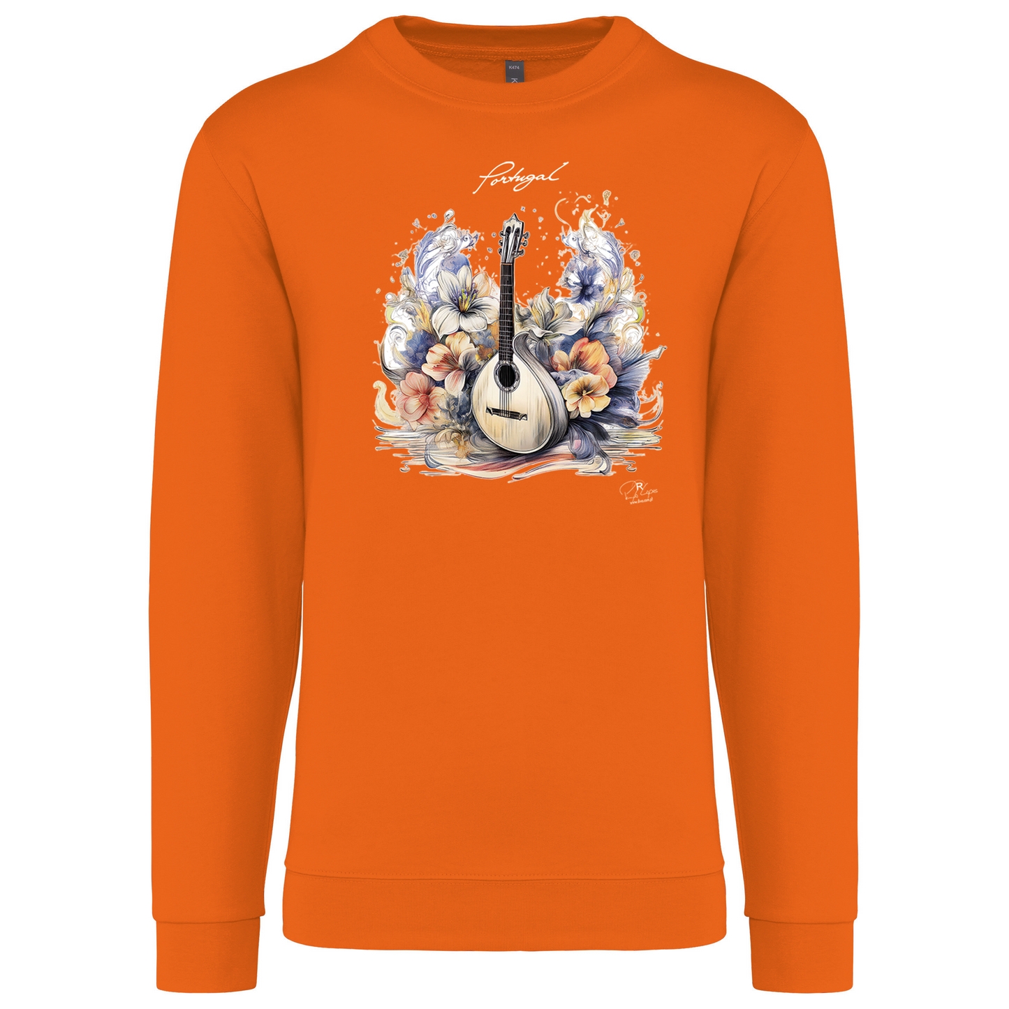 Sweatshirt Kariban sem Capuz Guitarra Portuguesa