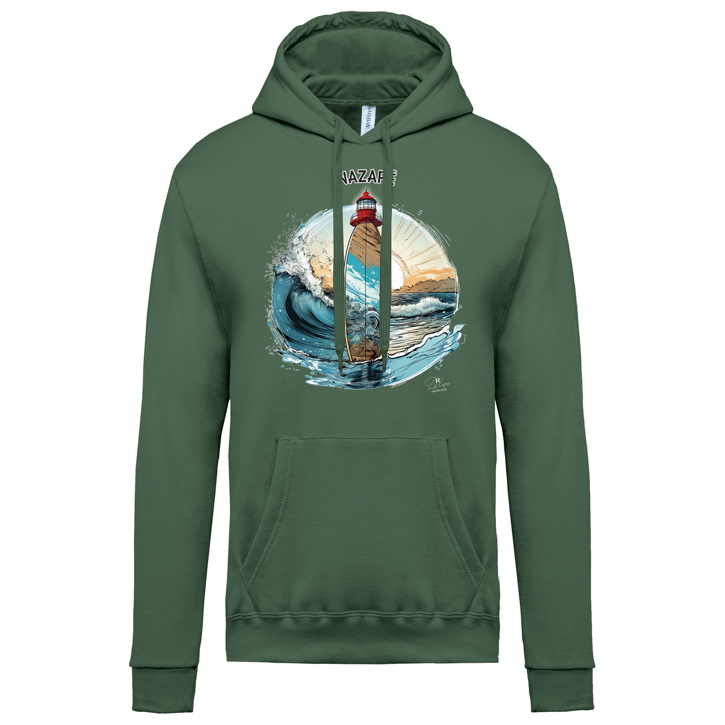 Sweatshirt Kariban com Capuz Sol Nazaré