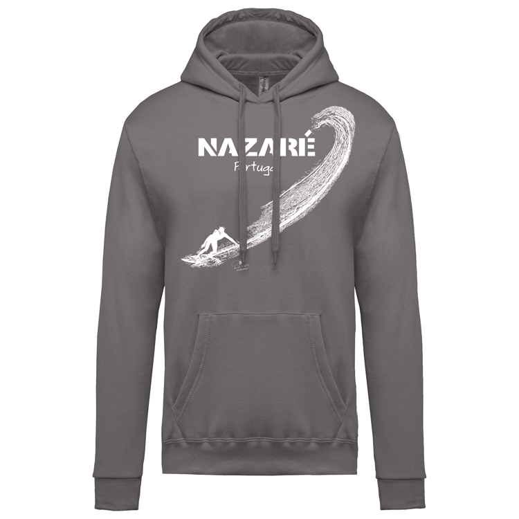 Sweatshirt Kariban com Capuz Surf Nazaré
