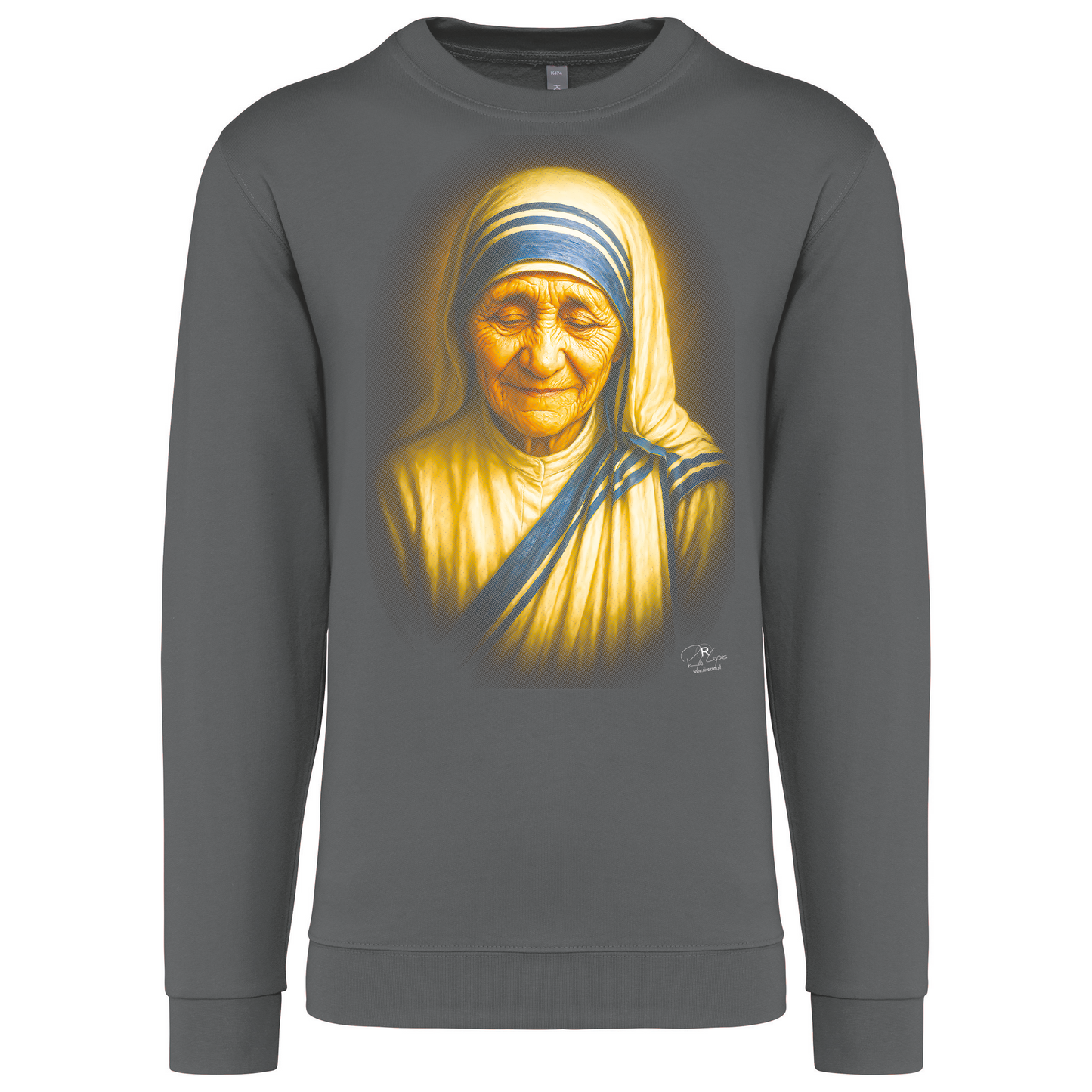 Sweatshirt Kariban sem Capuz Madre Teresa de Calcutá
