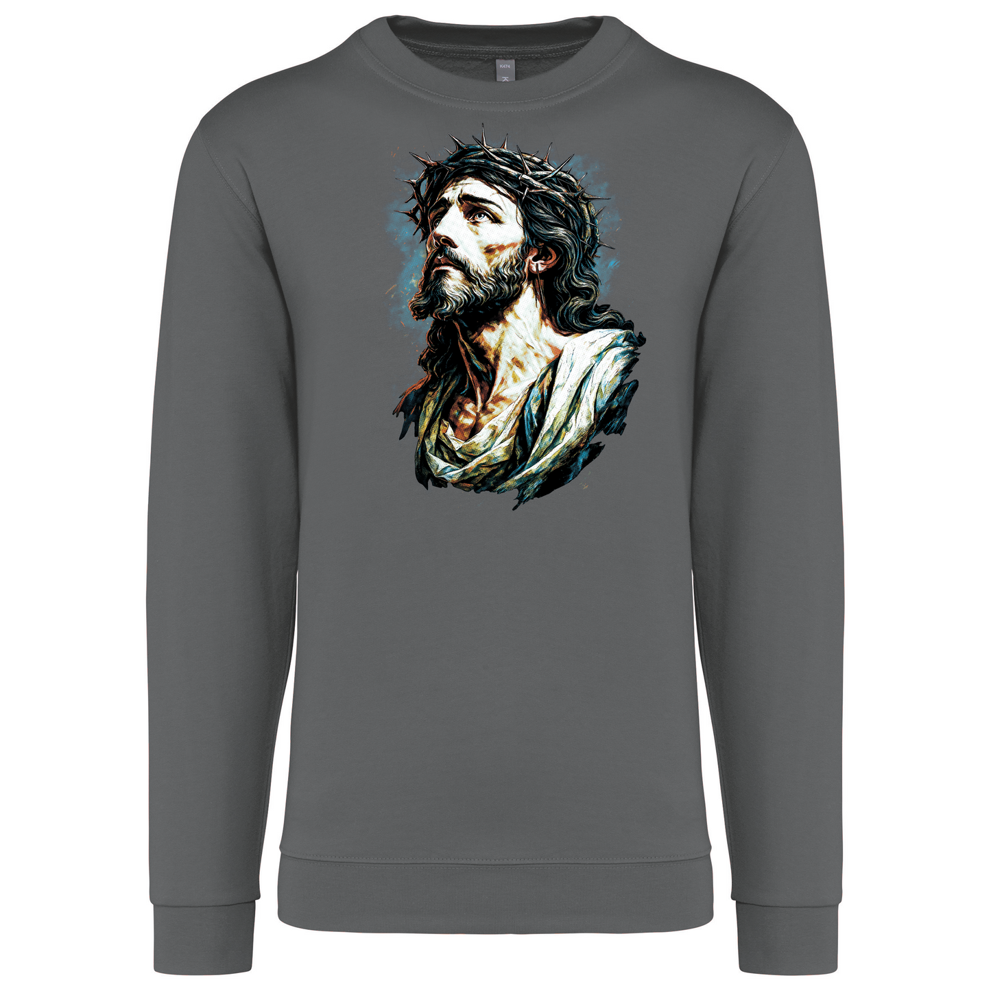 Sweatshirt Kariban sem Capuz Jesus Cristo
