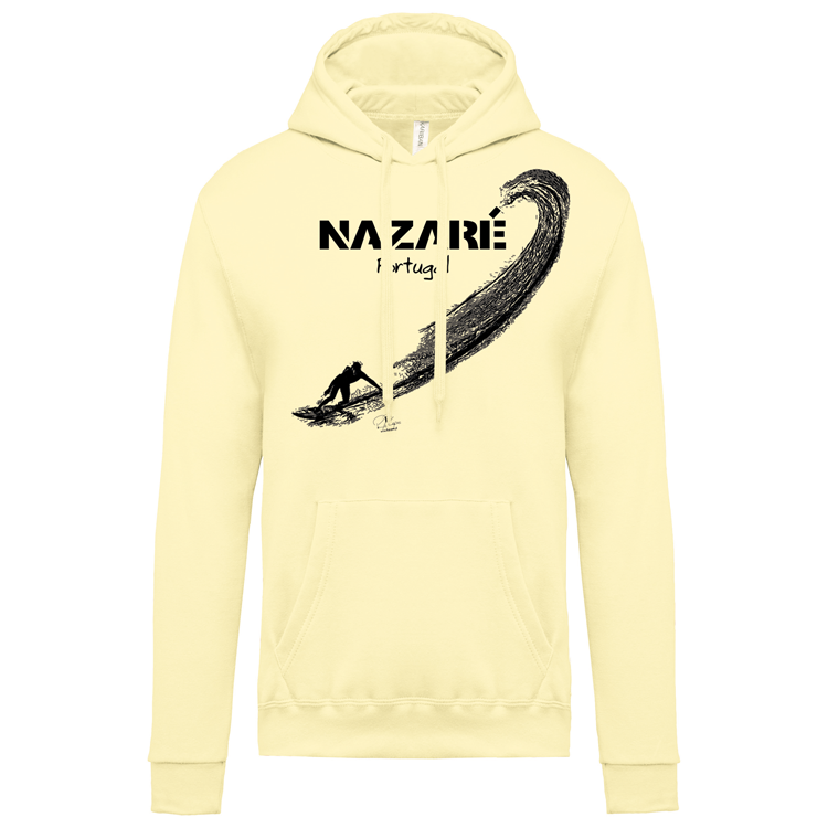 Sweatshirt Kariban com Capuz Surf Nazaré