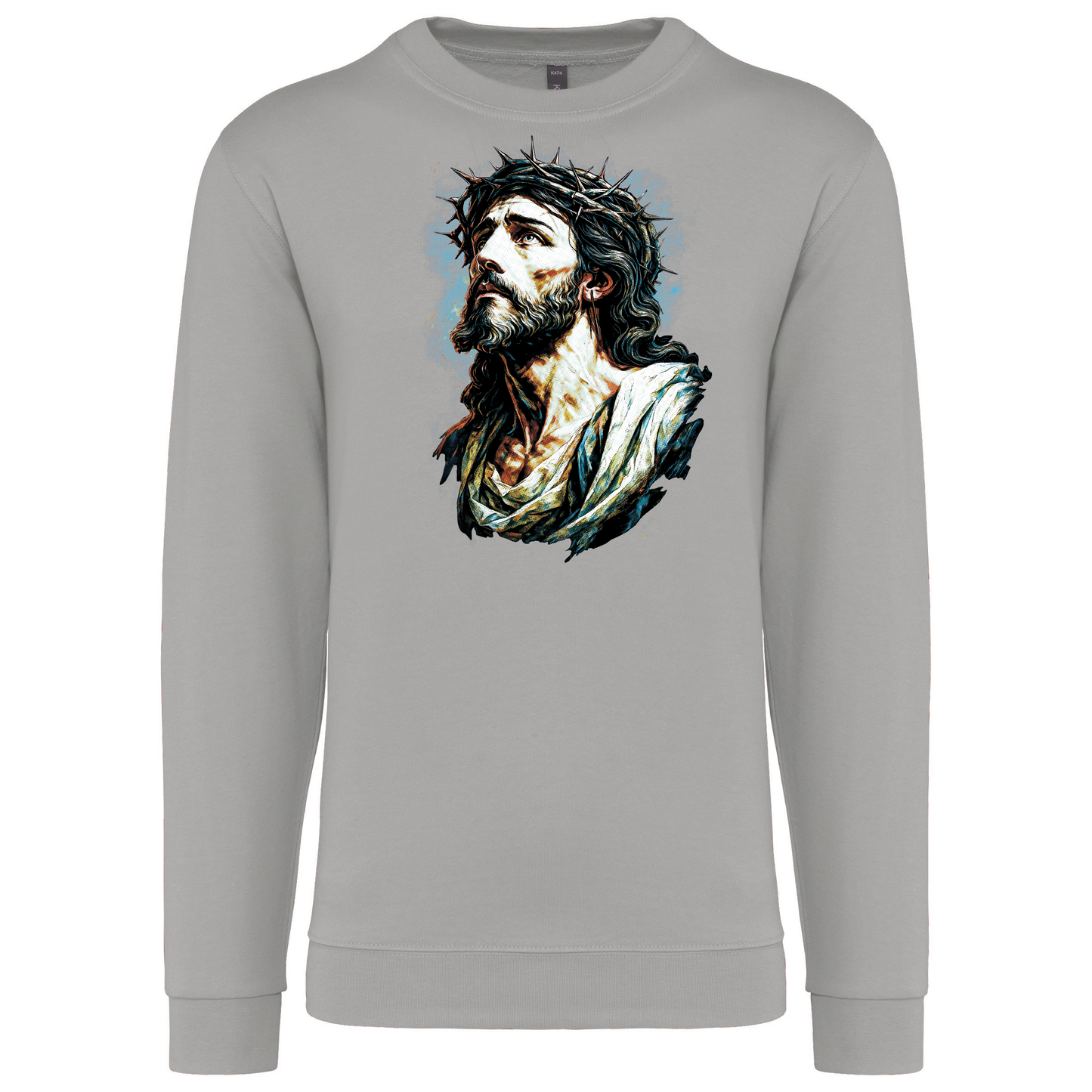 Sweatshirt Kariban sem Capuz Jesus Cristo
