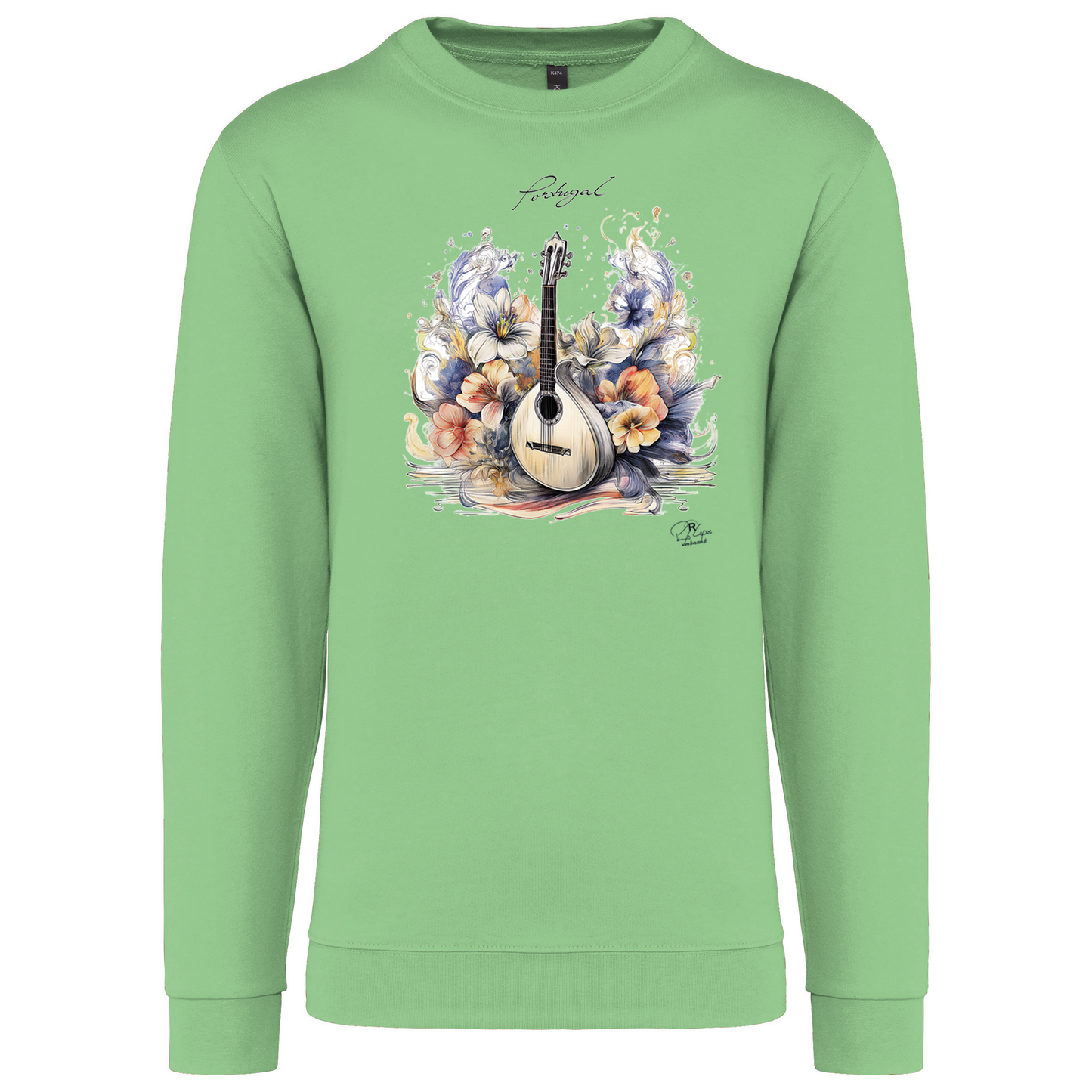 Sweatshirt Kariban sem Capuz Guitarra Portuguesa