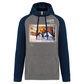 Sweatshirt Bicolor com capuz Algar de Benagil