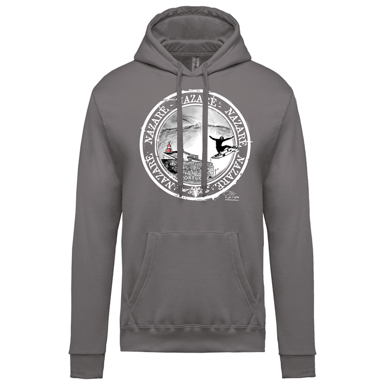 Sweatshirt Kariban com Capuz Selo Nazaré