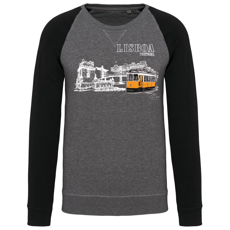 Sweatshirt Bicolor sem capuz Monumentos Lx