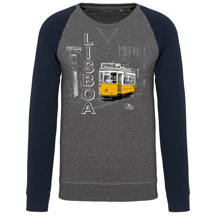 Sweatshirt Bicolor sem capuz Eléctrico 4