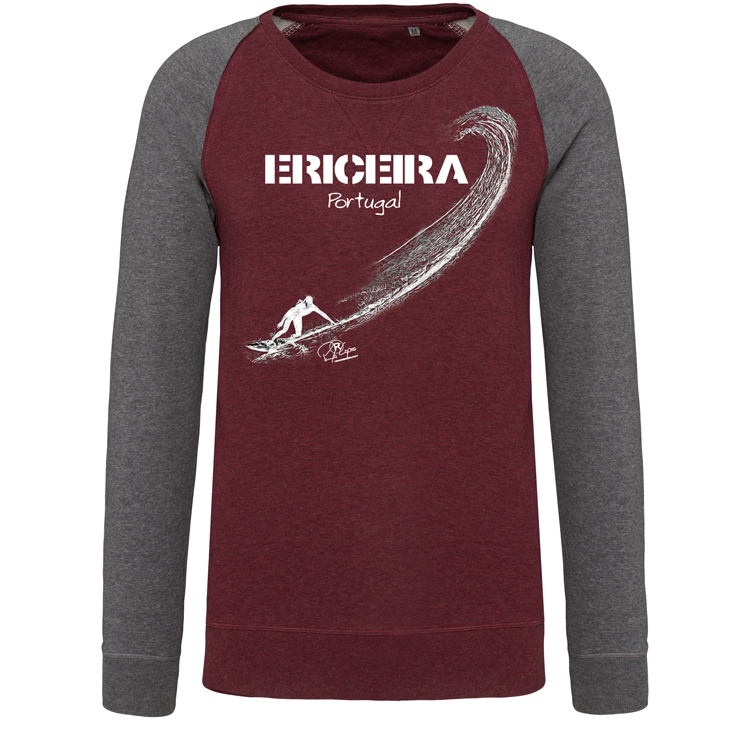 Sweatshirt Bicolor sem capuz Surf Ericeira