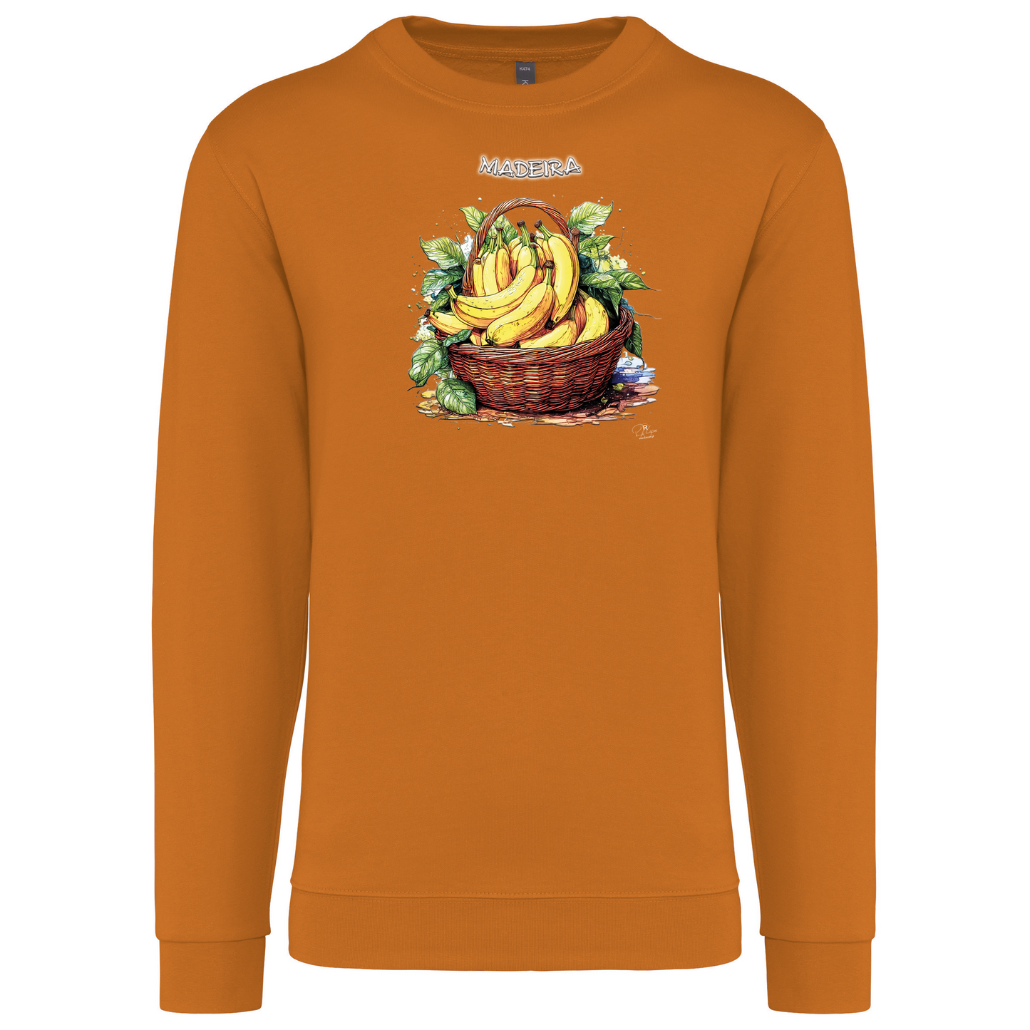 Sweatshirt Kariban sem Capuz Cesto Bananas