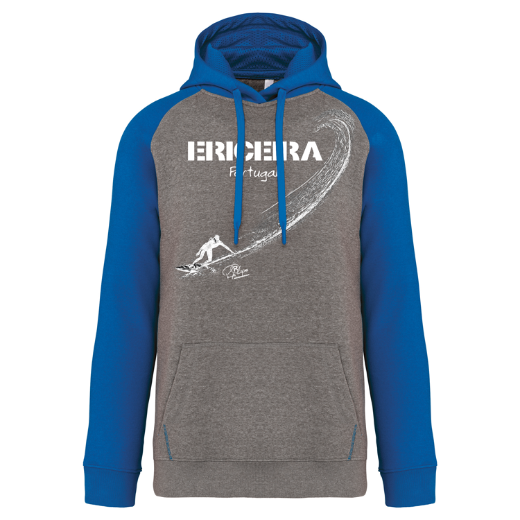 Sweatshirt Bicolor com capuz Surf Ericeira