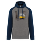 Sweatshirt Bicolor com capuz Eléctrico 4